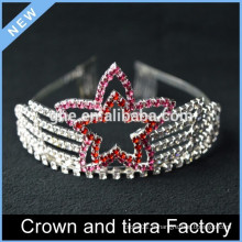 Mini strass star tiaras couronnes pas cher